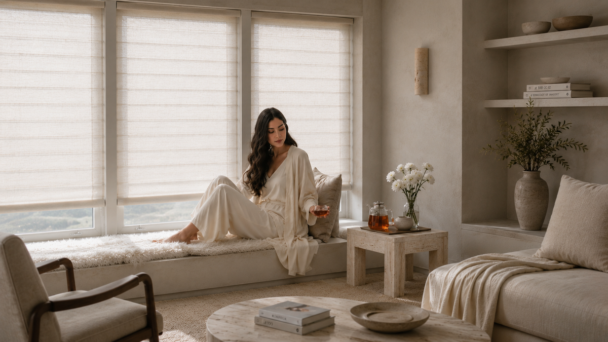 A serene morning in a cozy nook