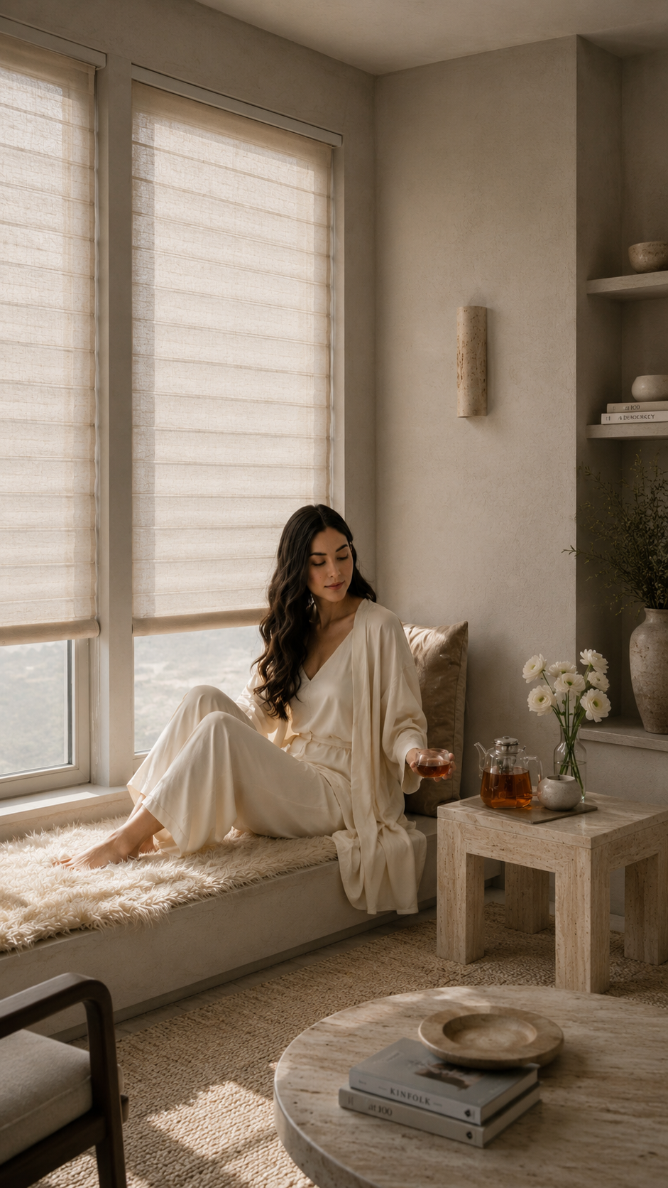 A serene morning in a cozy nook