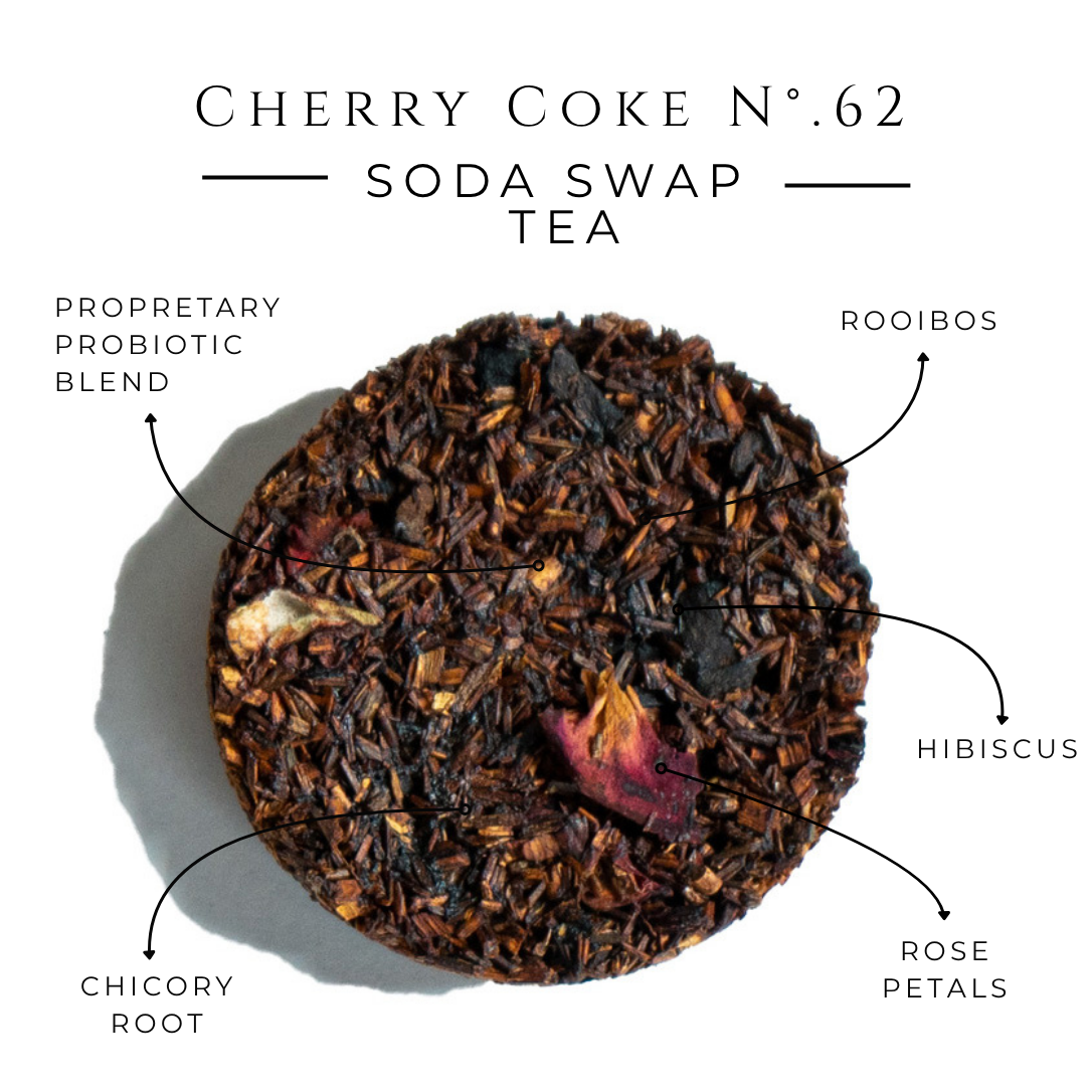 Cherry Coke No. 62 – Cola-Inspired Probiotic Tea Discs