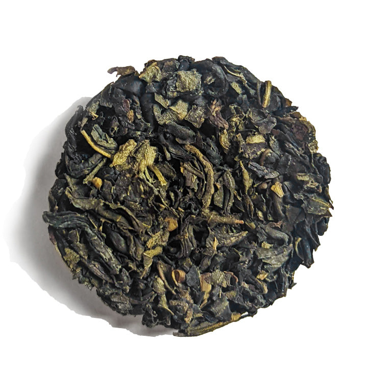 iLOLA Tea Disc, macro top-down view
