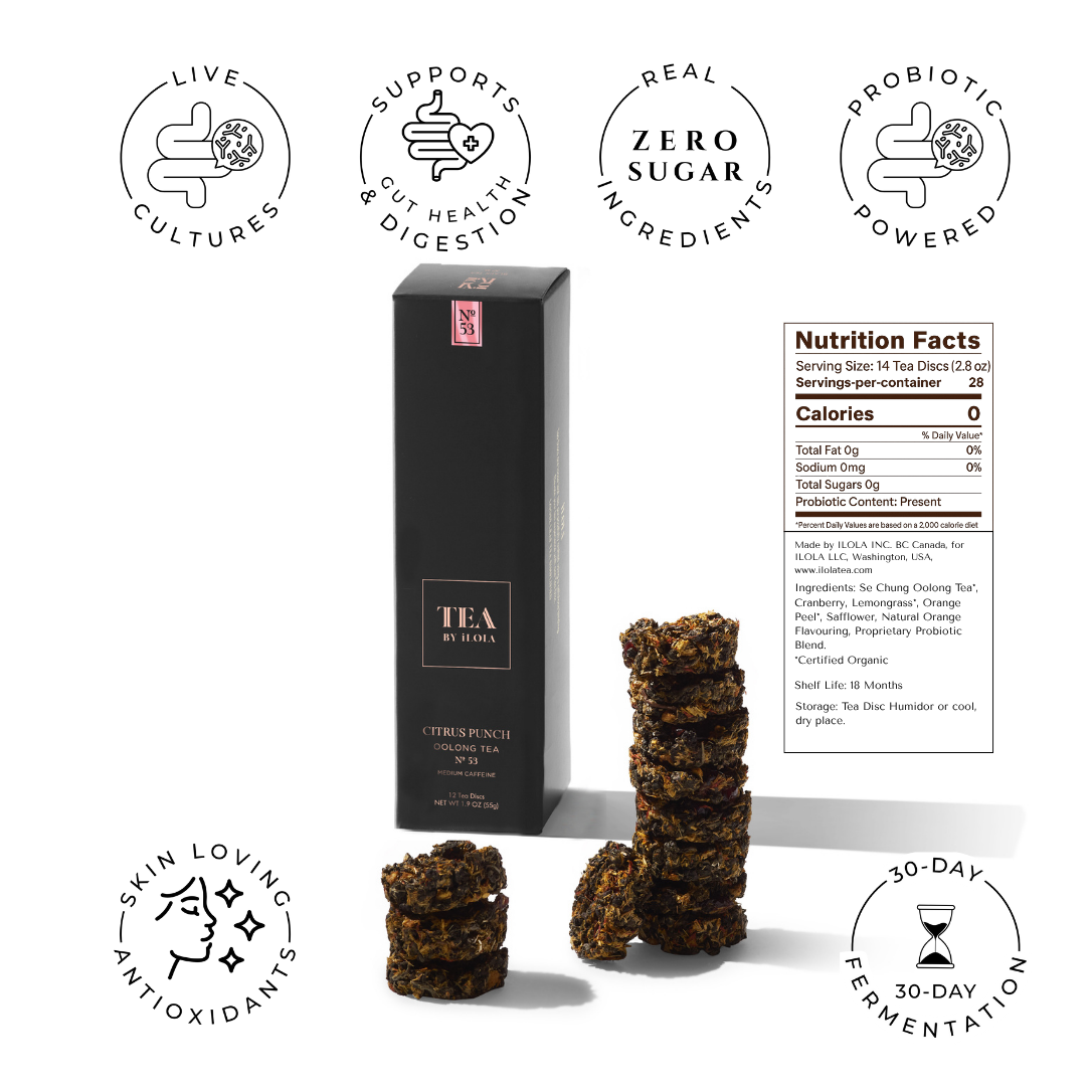 Citrus Punch No. 53 – Citrus Probiotic Oolong Tea Discs