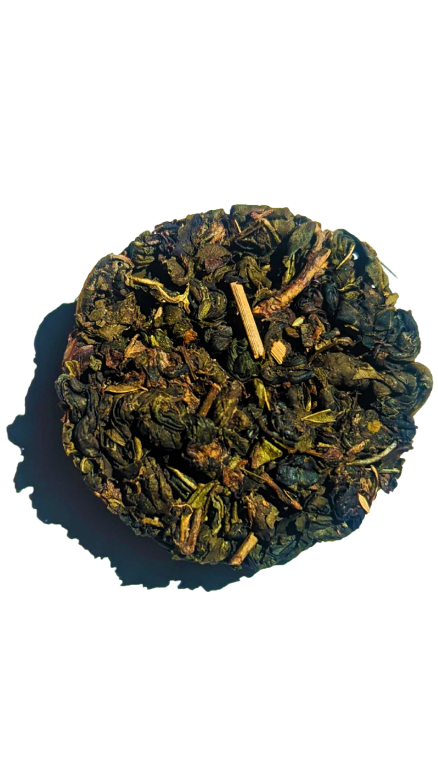 Green Tea with mint in a Single Tea Disc