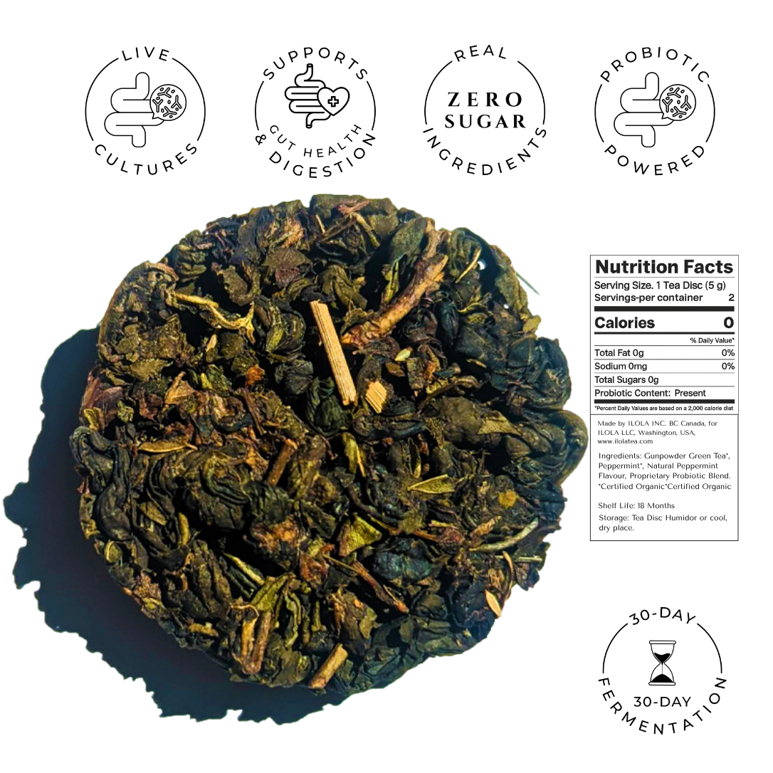 Moroccan Mint No. 26 |  Loose Leaf Green Tea Disc