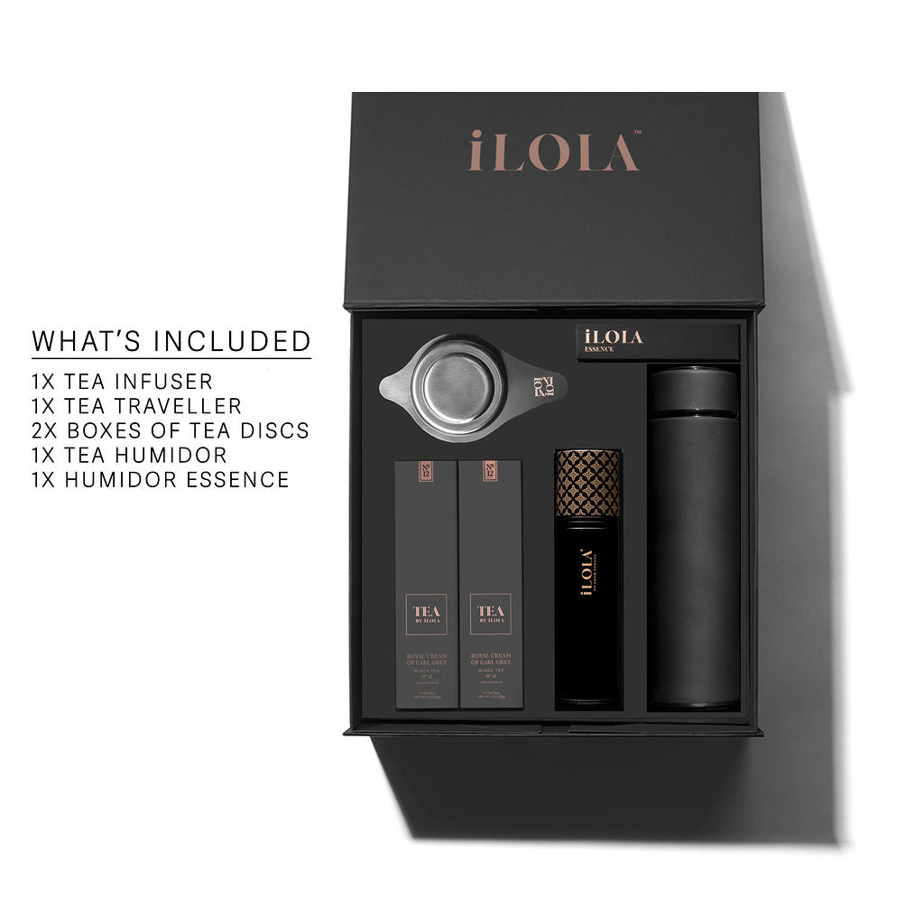 iLOLA Humidor Premium Set – Luxury Tea Disc Storage