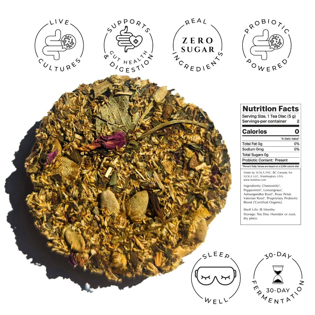 Sweet Dreams No. 04 – Calming Probiotic Herbal Tea Discs