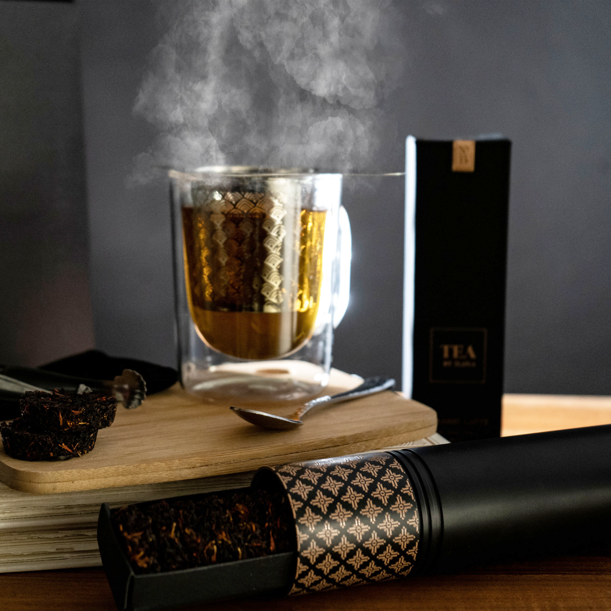 Tea Disc Humidor | Luxury Storage for Loose-Leaf Tea